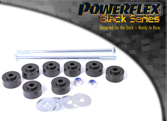 Przednia tuleja łącznika stabilizatora poprzecznego + śruby Powerflex Black Series Vauxhall / Opel ASTRA MODELS & Astra MK2 - Kadett E (1985 - 1991) PFF80-308BLK