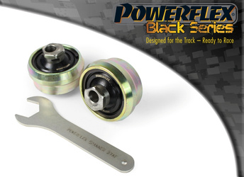 Tylna tuleja przedniego wahacza Anti-Lift z regulacją wyprzedzenia sworznia Powerflex Black Series Toyota GR Yaris (2020-2024) PFF76-902GBLK