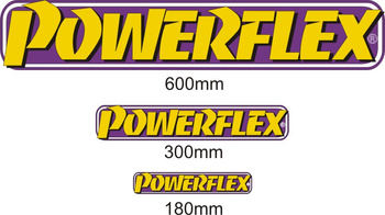 Naklejka POWERFLEX 180mm - zestaw 50 szt. Powerflex Road Series Promotional Items VINYL STICKERS STICKER 180